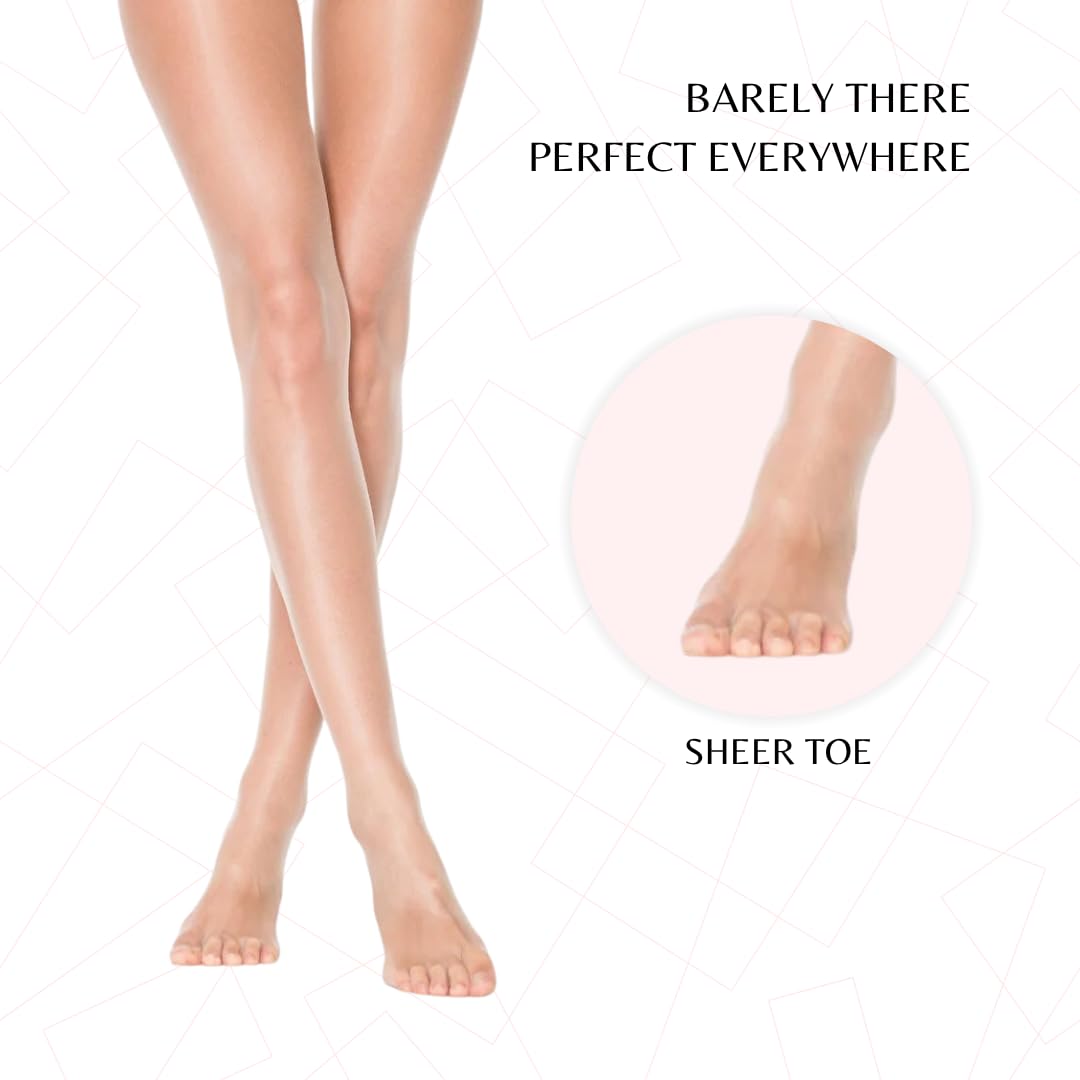 PENTI 5 Den Ultra Sheer Pantyhose | Barely-There Transparent Women's Tights | Seamless with Breathable Gusset