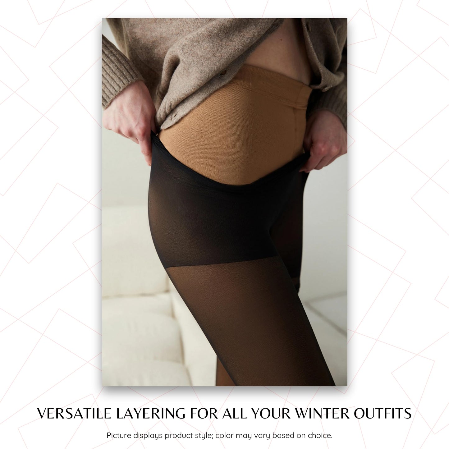 PENTI Thermal Winter Tights for Women | 150 Den Warm Fleece-Lined Insulated Pantyhose | Thick Opaque Underlayer