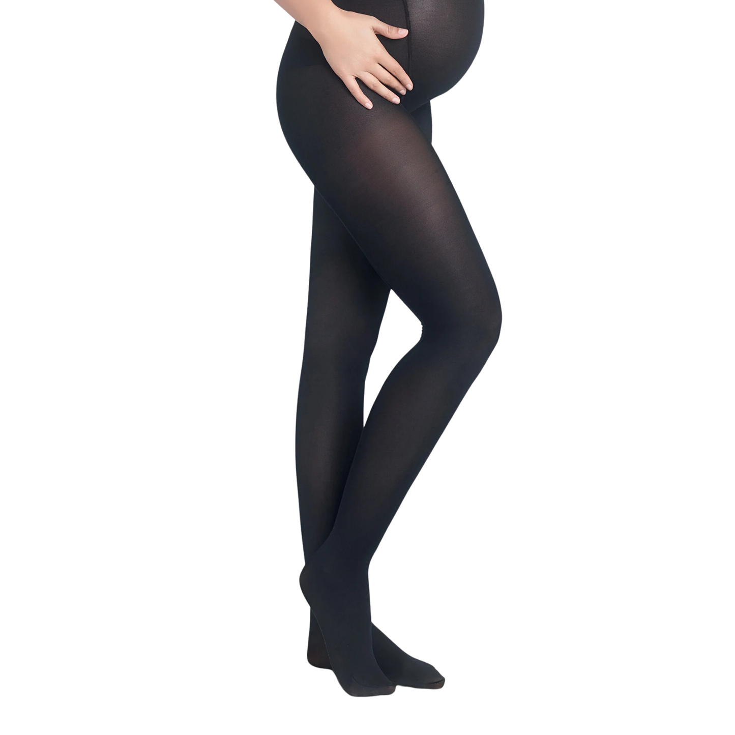 PENTI Maternity Tights 40 Den | Black Opaque Pregnancy Pantyhose | Supportive Maternity Leggings for Women