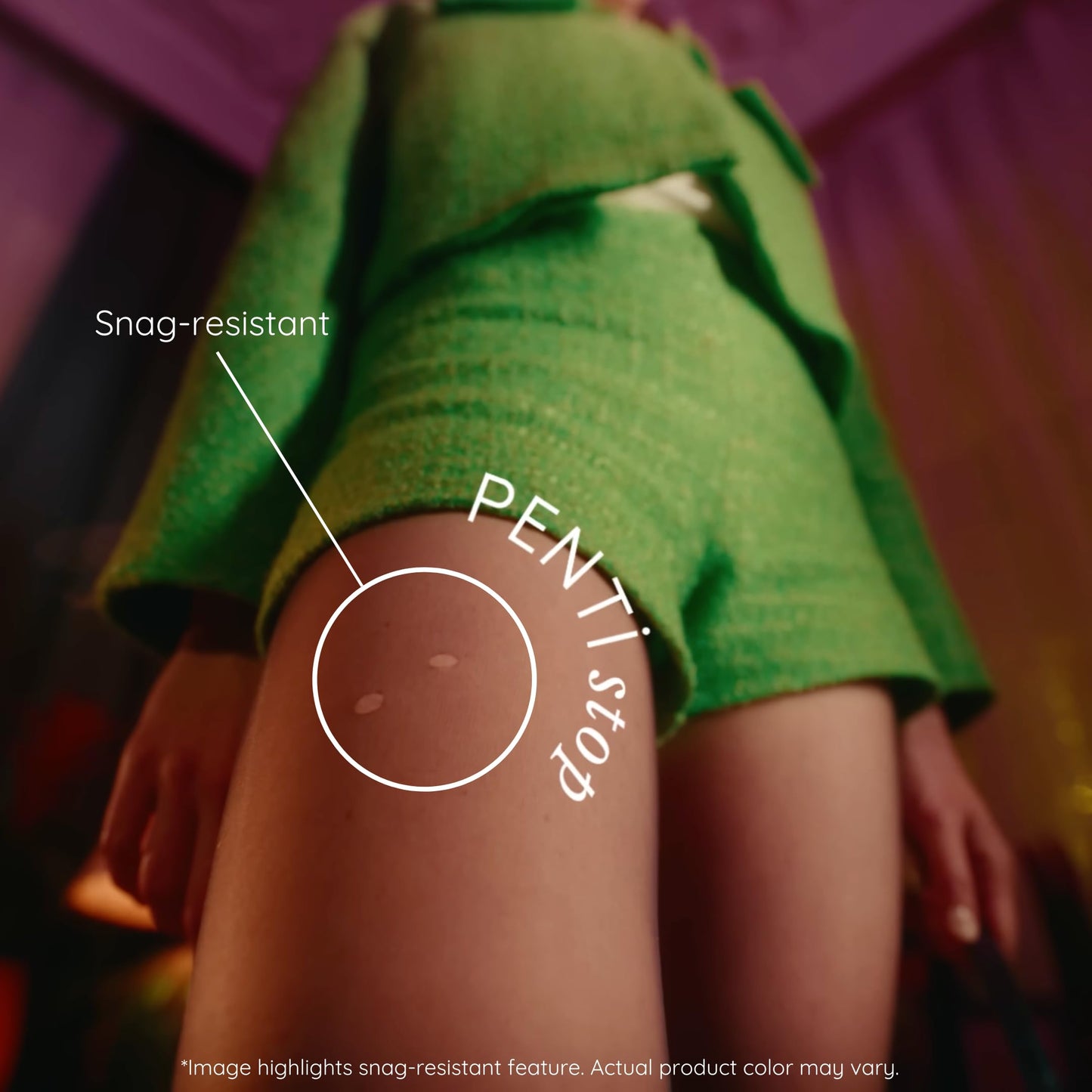 PENTI Stop 15 Run-Resistant Ultra Sheer Pantyhose | Matte 15 Denier Sheer-to-Waist Tights | Anti-Run Invisible Waist