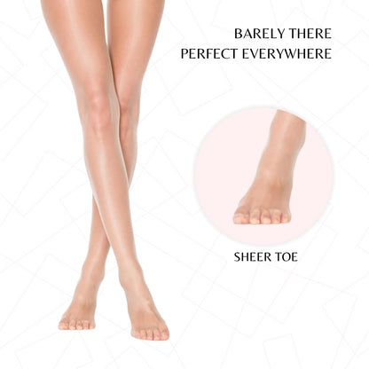 PENTI 5 Den Ultra Sheer Pantyhose | Barely-There Transparent Women's Tights | Seamless with Breathable Gusset