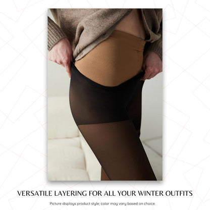 PENTI Thermal Winter Tights for Women | 150 Den Warm Fleece-Lined Insulated Pantyhose | Thick Opaque Underlayer
