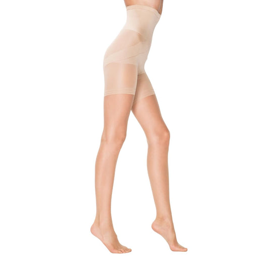 PENTI Control Top Tights | Maximum Tummy Control Pantyhose 100 Den High Waist & 15 Den Sheer | Shaping Sheer Hose